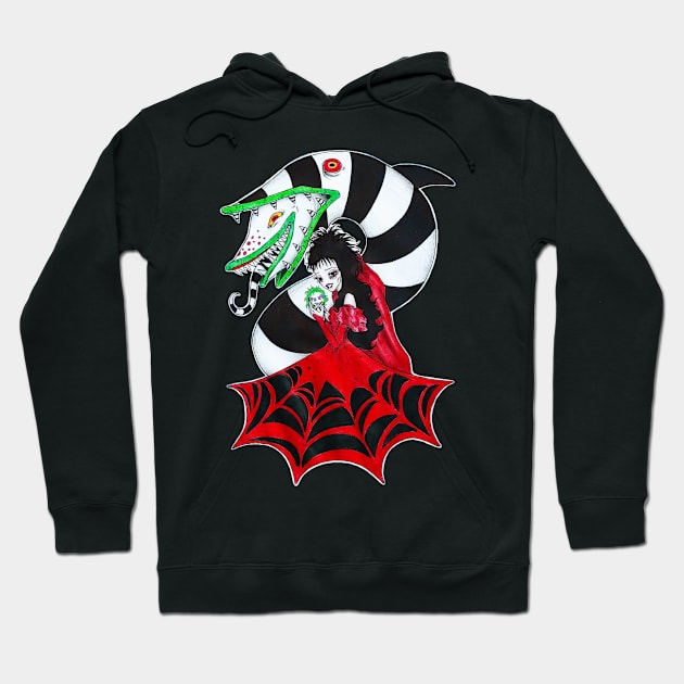 The Bride Lydia Deetz Hoodie by Moonsyke